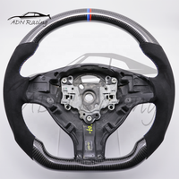 Volant manuel en fibre de carbone LED avec garniture en fibre de carbone pour BMW E46 E39 M3 M5 2001+