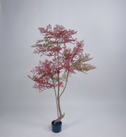 Bambou vert artificiel décoratif, 1 pièce, 180CM, plante rouge, décoration intérieure et extérieure