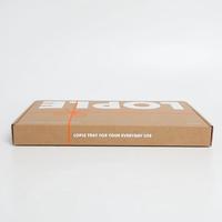Boîte d'expédition pliable rigide en papier recyclé résistant à la graisse, personnalisée, haut de gamme, écologique, pour avion, impression offset, réutilisable
