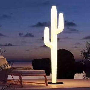 Patio exterior Villa Terraza Jardín Césped Lámpara de pie Diseño creativo <span class=keywords><strong>Cactus</strong></span> Lámpara de pie creativa para exteriores IP65 a prueba de agua - Product Image 4