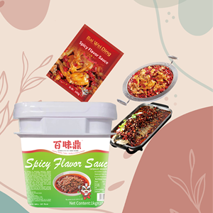 Sauce épicée Baiweiding ISO HACCP, best-seller, sauce chili marinée, restauration - Sir Fry HOT POT, base de soupe, marinade, 100g 1kg - Product Image 2