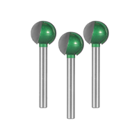 3mm 6mm Shank Ball Nose Router Bit CNC Carbide Cutter Round Carving Bit for Woodworking and End Mill Tools