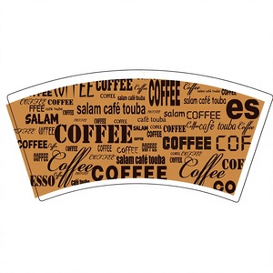 ปลอกแก้วกระดาษพิมพ์ลายตามสั่ง สำหรับกาแฟ ซาลัม คาเฟ่ โทบา ดีไซน์แบบใช้แล้วทิ้ง ผนังเดี่ยว พิมพ์ดิจิทัล - Product Image 1