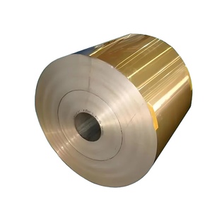 Foglio di Alluminio 3003 H24 Colore Oro 0,05mm con Rivestimento in PE su un Lato e Resina Epossidica sull'<span class=keywords><strong>Altro</strong></span> - Product Image 2