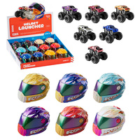 Ensemble de jouets de voiture en métal et plastique éducatifs pour la famille, personnalisables, interactifs, à friction, à piles, avec véhicules en boîte mystère, pour 2 à 4 enfants