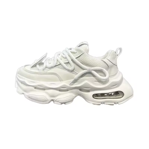 Zapatos Blancos Pequeños de Alta Calidad para Hombre y Mujer, Moda 2025, para Correr, Caminar, Casuales, de Piel Auténtica, Ligeros - Product Image 1