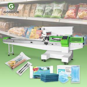 Automatic Multifunctional Food Machine for Vegetable Wrapping Bread <b>Rolls</b> Ice Cream Popsicle Bags/Pouches/<b>Paper</b> Small Size - Product Image 1