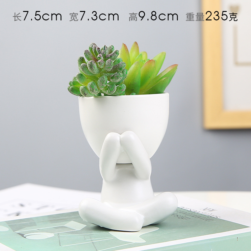 E White (only vase)