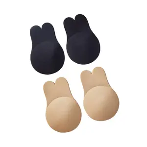 Oreille de lapin lifting poitrine Patch respirant anti-dérapant anti-affaissement ultra-mince silicone invisible soutien-gorge sans bretelles sous-vêtements