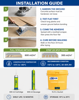 Colle à plancher économique et abordable sans formaldéhyde