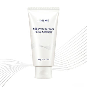Limpiador Facial de Crema de Proteína de Seda Personalizado OEM ODM 120g con Ácido Hialurónico Doble HA, Espuma Rica, Limpieza Profunda e Hidratante - Product Image 5