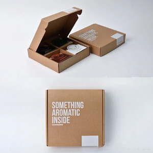 Custom Corrugated Empty Paper Packaging Gift Box Folding Green - Product Image 2