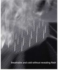 Chemise en polyester à manches courtes en maille 180g Nouveau t-shirt ample à col rond à séchage rapide pour hommes - Product Image 3