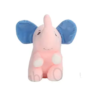 Animales de peluche hechos a mano, juguete suave, muñeca pequeña, animales de peluche, elefante, hipopótamo