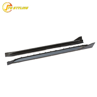 Jupes latérales en fibre de carbone sèche MP Style G80 avec clips pour BMW M3 G80, spoiler de jupes latérales de pare-chocs, accessoires extérieurs, kits carrosserie