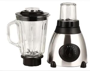Robot culinaire électrique <span class=keywords><strong>Silver</strong></span> <span class=keywords><strong>Crest</strong></span> Y66 5 vitesses, mixeur-blender 2-en-1 avec double bol en acier inoxydable - Product Image 3