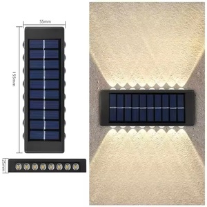 Lampe solaire LED décorative pour clôture, haute efficacité, écologique, 3500K blanc chaud, batterie au lithium, éclairage paysager automatique - Product Image 5