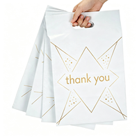 Enveloppes d'expédition en polyéthylène avec poignée découpée et adhésive pour petites entreprises, cadeaux, mariages et fêtes
