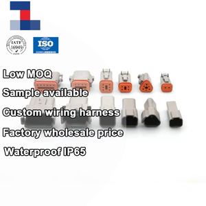 ขั้วต่อสายไฟรถยนต์แบบกันน้ำ Deutsch Series 2/3/4/6/8/12 ทาง แบบตัวผู้และตัวเมีย - Product Image 2