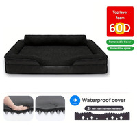 Großhandel Kingmix Modernes Solides Umweltfreundliches Orthopädisches Hundebett Haustier-Sofa mit Abnehmbarem Waschbarem Bezug und 60D Memory-Schaum