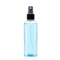Flacon pulvérisateur à fine brume en PET, transparent, rond, en plastique, pour cosmétiques, toner, soins capillaires, emballage personnalisé, directement de l'usine