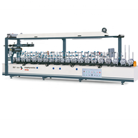 Machine d'enveloppement automatique de profilés en bois pour portes en PVC BF450A à colle thermofusible 380V/220V 9.6kW
