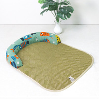 Lit rafraîchissant écologique pour animaux de compagnie en forme de U, tapis en tissu lavable, coussin respirant pour chats et chiens