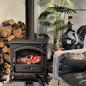 Vente d'usine Poêle à bois en fonte Nouveau design Poêle à bois moderne sans fumée - Product Image 5