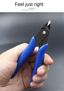 Tijeras de corte de acero inoxidable Alicates de corte de alambre micro eléctrico Cortador Tijeras Pinzas Alicates de Corte Lateral diagonal - Product Image 6