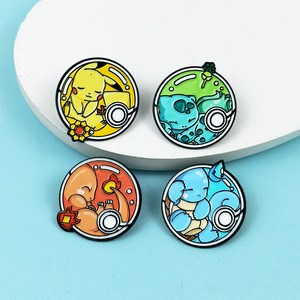 Broche <span class=keywords><strong>Pokémon</strong></span> Poké Ball, Badge Accessoire <span class=keywords><strong>en</strong></span> Alliage Émaillé, Décoration de Sac à Dos, Thème Dessin Animé Pocket Monster - Product Image 2