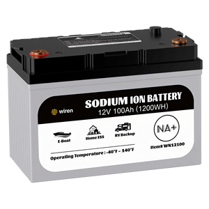 Paquete de Baterías de Iones de Sodio Wiren de 12V 24V para Almacenamiento de Energía OEM ODM - Product Image 1