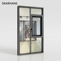Ventanas de PVC de Doble Acristalamiento con Diseño Profesional Personalizable, Ventanas Abatibles de Aluminio con Mosquiteras para Casa
