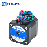 Motor Stepper Primopal Baru Nema 17 2 Warna Hitam 2 Fase Model 42BYGH48 untuk Printer 3D