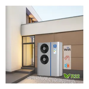 China fornecedor Nullite alta eficiência 220V inversor 12kw R32 ar para água bomba de calor aquecedor de água heatpumps com wi