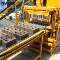 Machine à fabriquer des briques en terre cuite solides avec logo personnalisé RPT5-10, machine à fabriquer des briques en terre écologiques à emboîtement