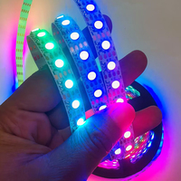 Bande LED RGB programmable WS2815 12V haute luminosité, découpe libre, flexible, pour projets d'éclairage extérieur de bâtiments