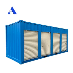 Movable And Shipping Shandong 20ft Multi Side Roller Shutter Door Storage Container Box