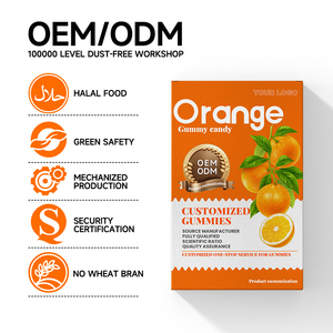 Bán buôn đường miễn phí Cam Vitamin C Gummy thức ăn nhanh Gummy kẹo cho da móng tay chăm sóc tóc - Product Image 3