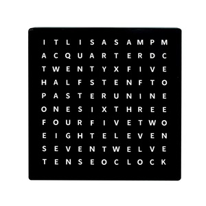<span class=keywords><strong>Orologio</strong></span> <span class=keywords><strong>da</strong></span> <span class=keywords><strong>Parete</strong></span> Alfabetico a <span class=keywords><strong>LED</strong></span> Creativo e di Tendenza per Ufficio e Studio, Ornamento <span class=keywords><strong>da</strong></span> Tavolo <span class=keywords><strong>con</strong></span> Display in Inglese e Funzione di Lettura dell'Ora - Product Image 1