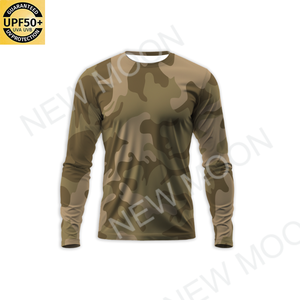 Mens Tùy Chỉnh Dài Tay Áo Lưới Thông Hơi UV Câu Cá Áo Sơ Mi Tùy Chỉnh Upf 50 + Mặt Trời Bảo Vệ Độ Ẩm Wicking Polyester Câu Cá Phù Hợp Với - Product Image 5