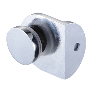Support mural <span class=keywords><strong>pour</strong></span> douche en verre trempé de 8 à 12 mm, style moderne personnalisable, 90 degrés, chromé - Product Image 1