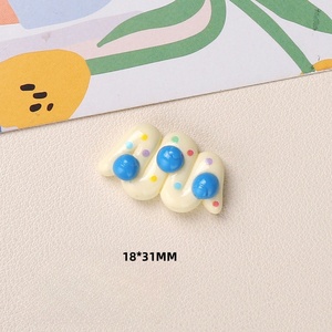 Thời trang keo nhựa quyến rũ decodent quyến rũ kẹp tóc dễ thương nhựa thủ công đồ trang sức điện thoại quyến rũ cho trang trí. - Product Image 5