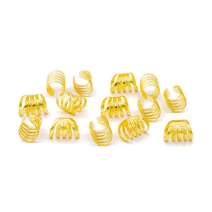 Anneaux pour tresses 12x15mm Doré 15 pièces - Product Image 1