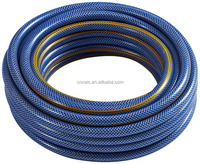 Tuyau d'air en PVC haute pression 1/2 pouce, tuyau d'eau flexible, tuyau d'irrigation pour lavage de voiture, avec buse de tuyau et raccords en laiton