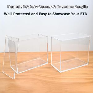 Boîte de présentation magnétique en acrylique pour Pokémon <span class=keywords><strong>Elite</strong></span> Trainer Box – Boîte de collection transparente, protection anti-poussière, vitrine de rangement - Product Image 3