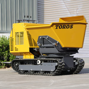 Mini tombereau tout-terrain autochargeur 500 kg, brouette motorisée autochargeuse, mini tombereau chenillé hydraulique - Product Image 5