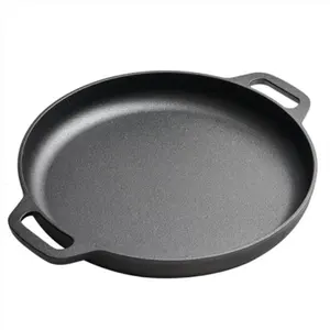 Top Seller 2023 Cast Iron Cookware Pizza Pan Crepe Dosa Roti Tawa Grill Fry Pan for Crepe