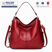 Sac à bandoulière pour femmes, grande capacité, sac hobo avec fermeture éclair et sangle amovible, vente en gros, logo personnalisé