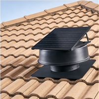 Ventilateur de toit solaire à haut rendement énergétique 40-100W, extracteur d'air pour grenier, ventilation domestique, roulement à billes, personnalisation ODM - Vente chaude usine