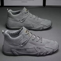 Chaussures de marche et de course légères pour hommes, respirantes, antidérapantes, en PU, avec doublure en mesh, fermeture à lacets